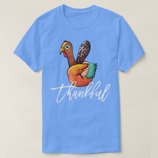 Camiseta Sinal de paz Turquia Queda de agradecimento (Frente do Design)