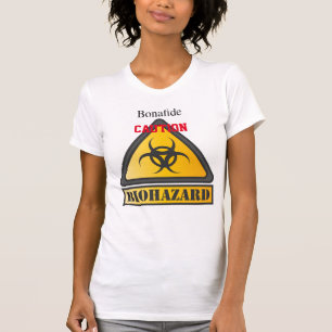 Camiseta Sinal de perigo biológico engraçado Thunder_Cove