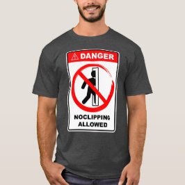 Camiseta Sinal de Perigo Sem Clipping Permitido