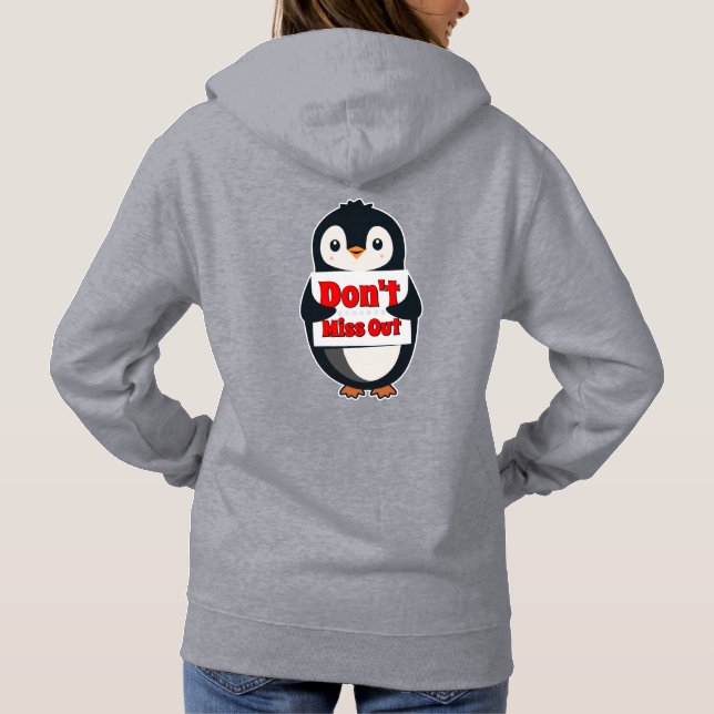Camiseta Sinal de Pinguim: Não Perca (Verso)