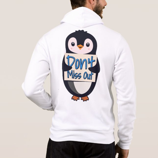 Camiseta Sinal de Pinguim Não Perca (Verso)