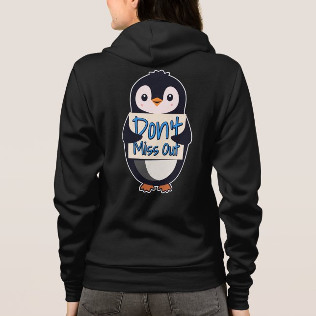Camiseta Sinal de Pinguim Não Perca (Verso)