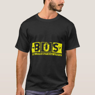 Camiseta Sinal de Pista de Táxi do Aeroporto Internacional 