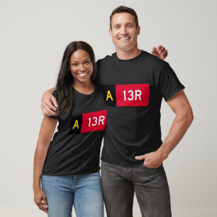 Camiseta Sinal de ponto de retenção A13R