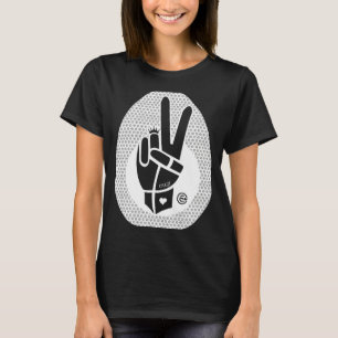 Camiseta Sinal de Primeira Paz Branco