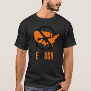 Camiseta Sinal de Proibição de Arma de Assalto Mapa dos EUA