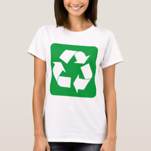 Camiseta Sinal de reciclagem - Verde Grass