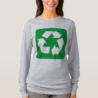 Sinal de reciclagem - Verde Grass