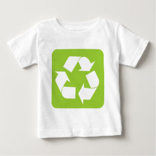 Camiseta Sinal de reciclagem - Verde marciano