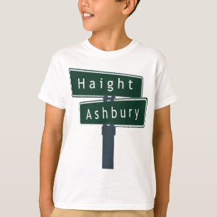 Camiseta Sinal de rua clássico de Haight Ashbury
