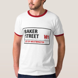 Camiseta Sinal de rua do padeiro