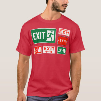 Camiseta Sinal de Saída do Dia de Evacuação