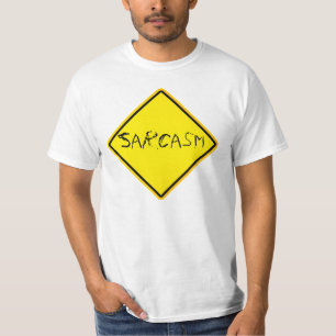 Camiseta sinal de sarcasmo