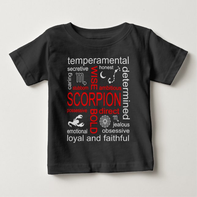 Camiseta Sinal de Scorpion Zodiac (Frente)