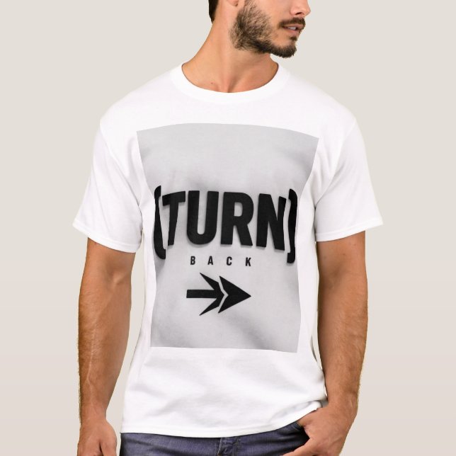 Camiseta Sinal de Seta para Voltar - Sem Motivação para Vol (Frente)