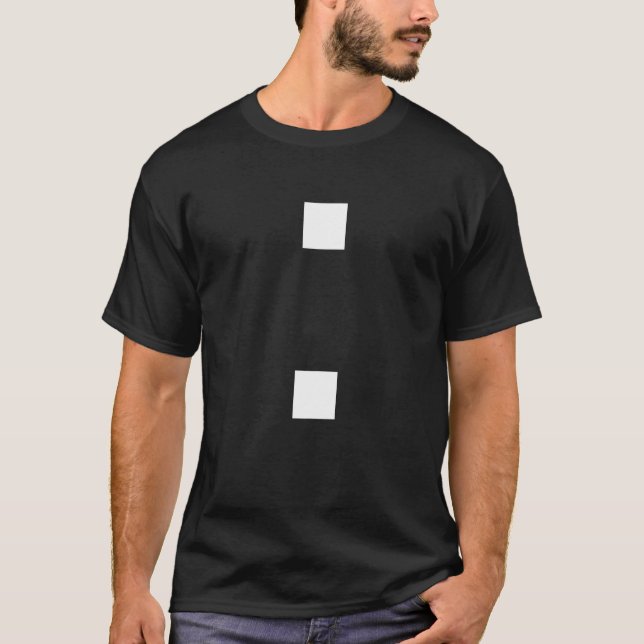 CAMISETA SINAL DE SÍMBOLO COLON MARCA DE PUNTURAÇÃO (Frente)