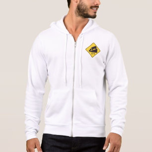 Camiseta Sinal de Tráfego de Declive Íngreme Caminhões Tran
