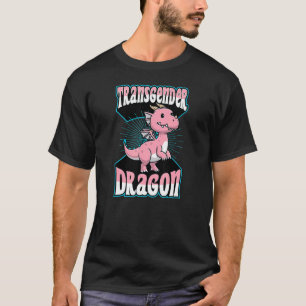 Camiseta Sinal De Transgênero Dragão Lgbtq