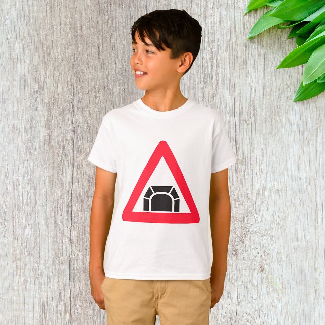 Camiseta Sinal de Trânsito de Alerta de Túnel Símbolo de Tr (Criador carregado)