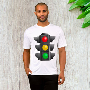 Camiseta Sinal de Trânsito Luz Vermelha Amarela Verde