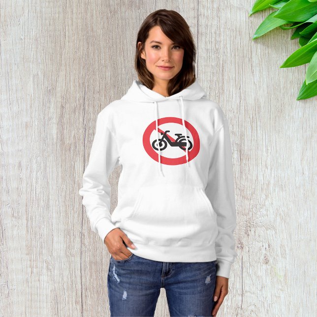 Camiseta Sinal de Trânsito Proibido Motocicletas (Criador carregado)