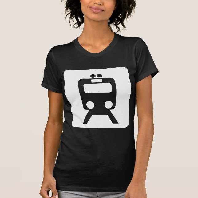 Camiseta Sinal de Trem - Branco (Frente)