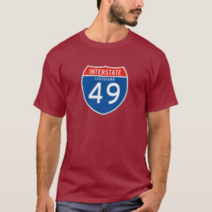 Camiseta Sinal de um estado a outro 49 - Louisiana
