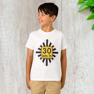 Camiseta Sinal de velocidade 30