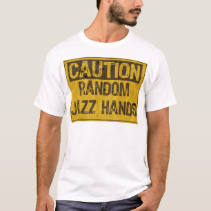 Camiseta Sinal de Vídeo de Precaução - Jazz Mãos Amarel