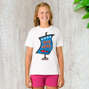 Camiseta Sinal de Votação Aqui