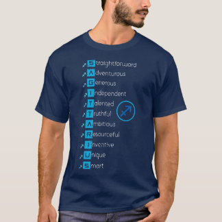 Camiseta Sinal de Zodiac Sagittarius