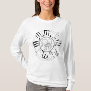 Camiseta Sinal de Zodiac Scorpio.w