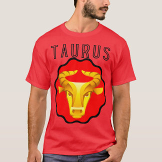 Camiseta Sinal de Zodiac Taurus Bull 1
