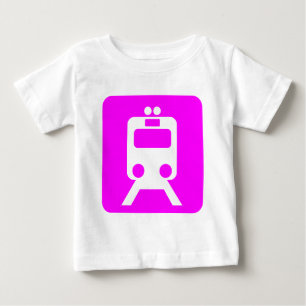 Camiseta Sinal do comboio - Magenta