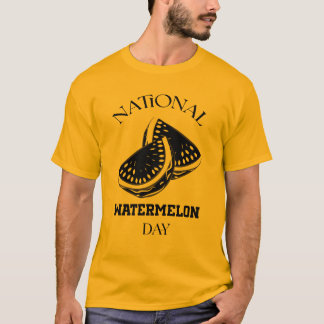 Camiseta Sinal do Dia Nacional da Melancia