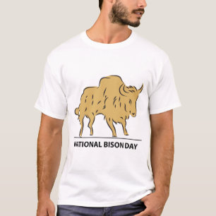Camiseta Sinal do Dia Nacional do Bisão