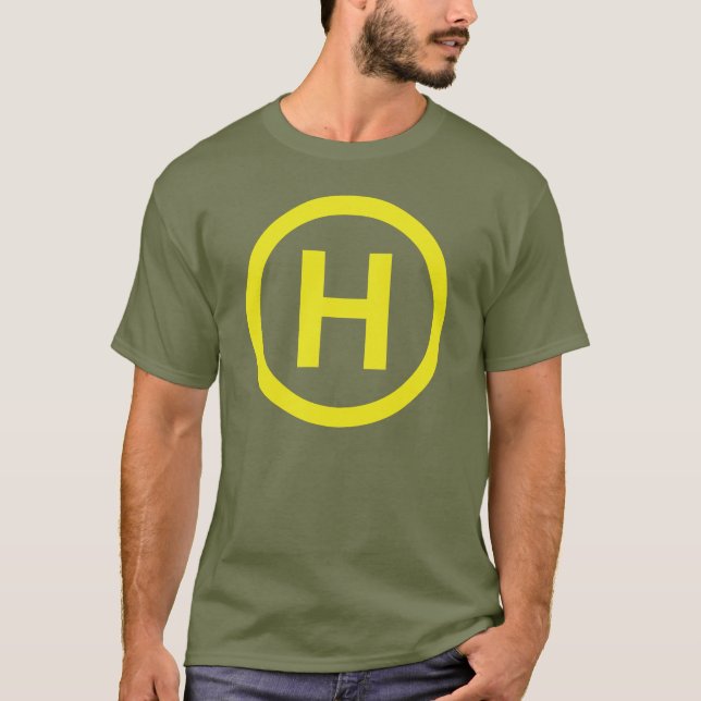 Camiseta Sinal do heliporto (Frente)