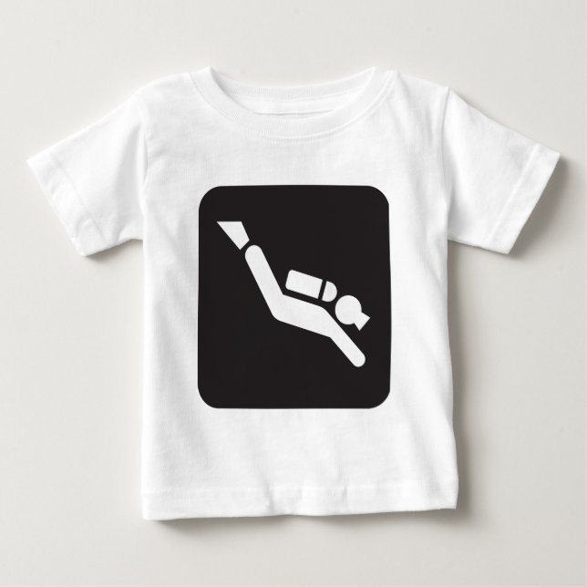 Camiseta Sinal do mergulho autónomo (Frente)