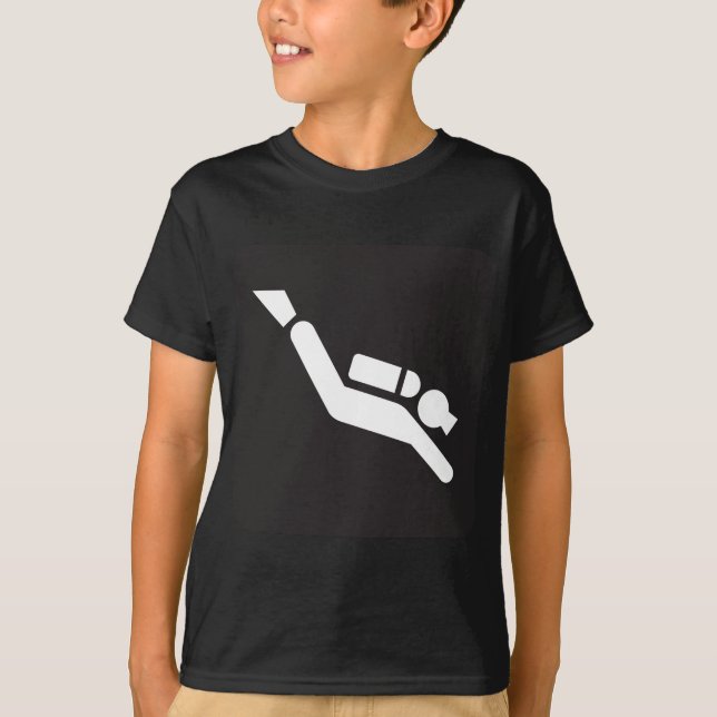 Camiseta Sinal do mergulho autónomo (Frente)