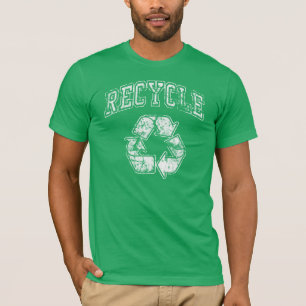 Camiseta Sinal do reciclar