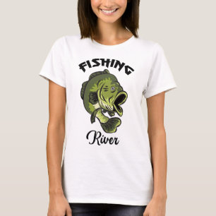 Camiseta Sinal do rio de pesca