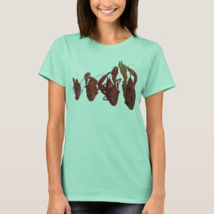 Camiseta sinal do telemóvel dos lagostins