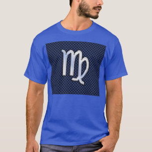 Camiseta Sinal do zodíaco do Virgo no estilo da fibra do