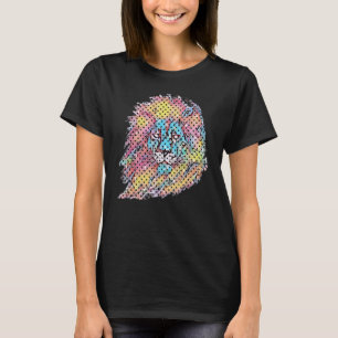 Camiseta Sinal do Zodíaco Leão Cabeça de Leão Animal Presen