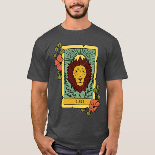 Camiseta Sinal engraçado Leo Zodiac Leo Tarot d