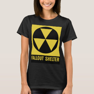 Camiseta Sinal Fa do desastre da emergência nuclear de
