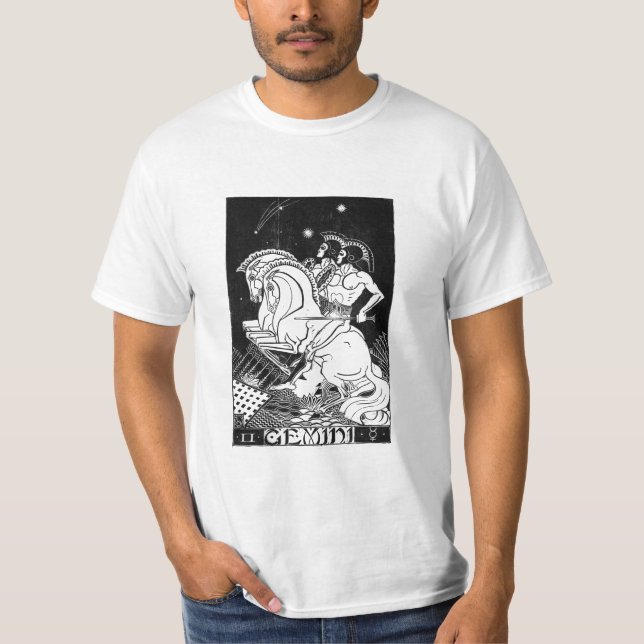 Camiseta Sinal Gemini Zodiac (Frente)