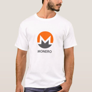 Camiseta Sinal legal da moeda de Monero Cryptocurrency