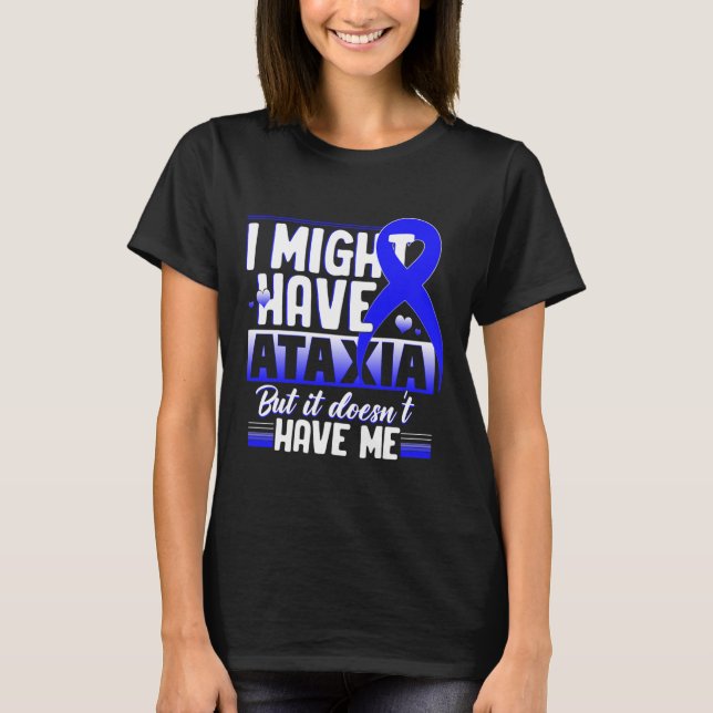 Camiseta Sinal Neurológico Hemiataxia Fita Azul Neurológica (Frente)