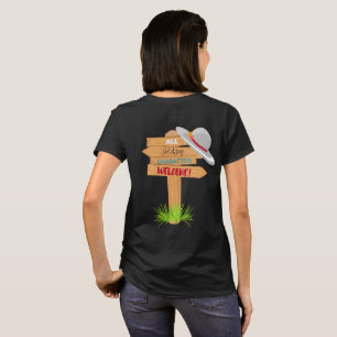 Camiseta Sinal obscuro dos caráteres